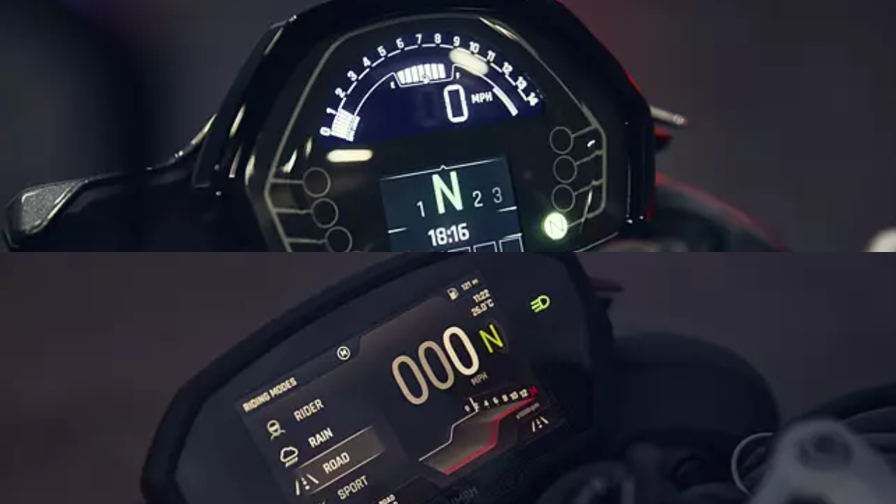 Triumph Instrument Clusters 2023 Triumph Street Triple R and RS Launched In India With More Power ...
