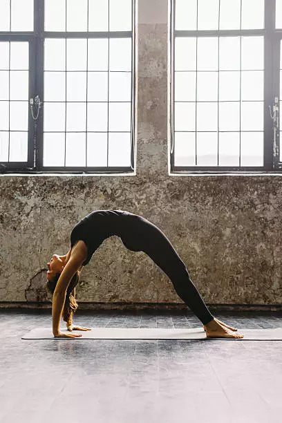 Chakrasana or wheel pose