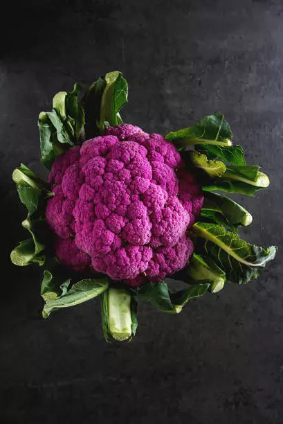 Purple cauliflower