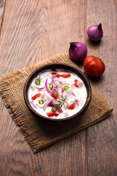 Vegetable raita