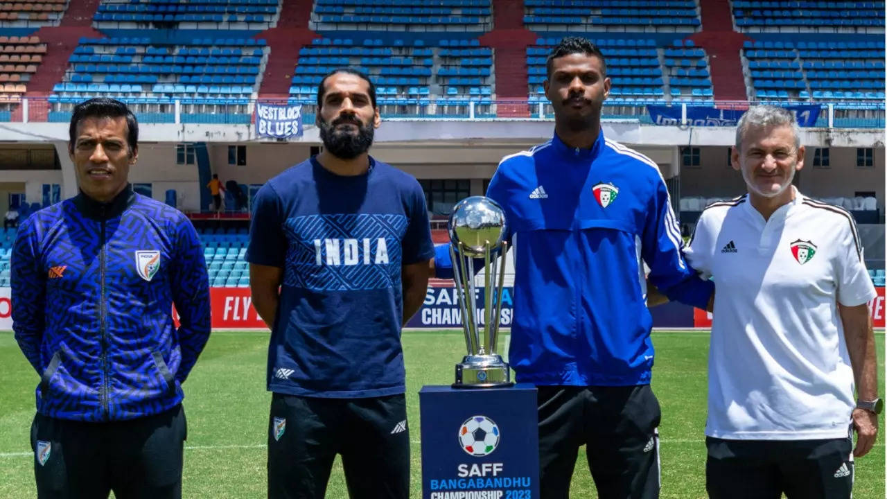 India vs Kuwait Football LIVE Score, SAFF Championship Final India Win Record-Extending 9th Title In Dramatic Finale Football News, Times Now