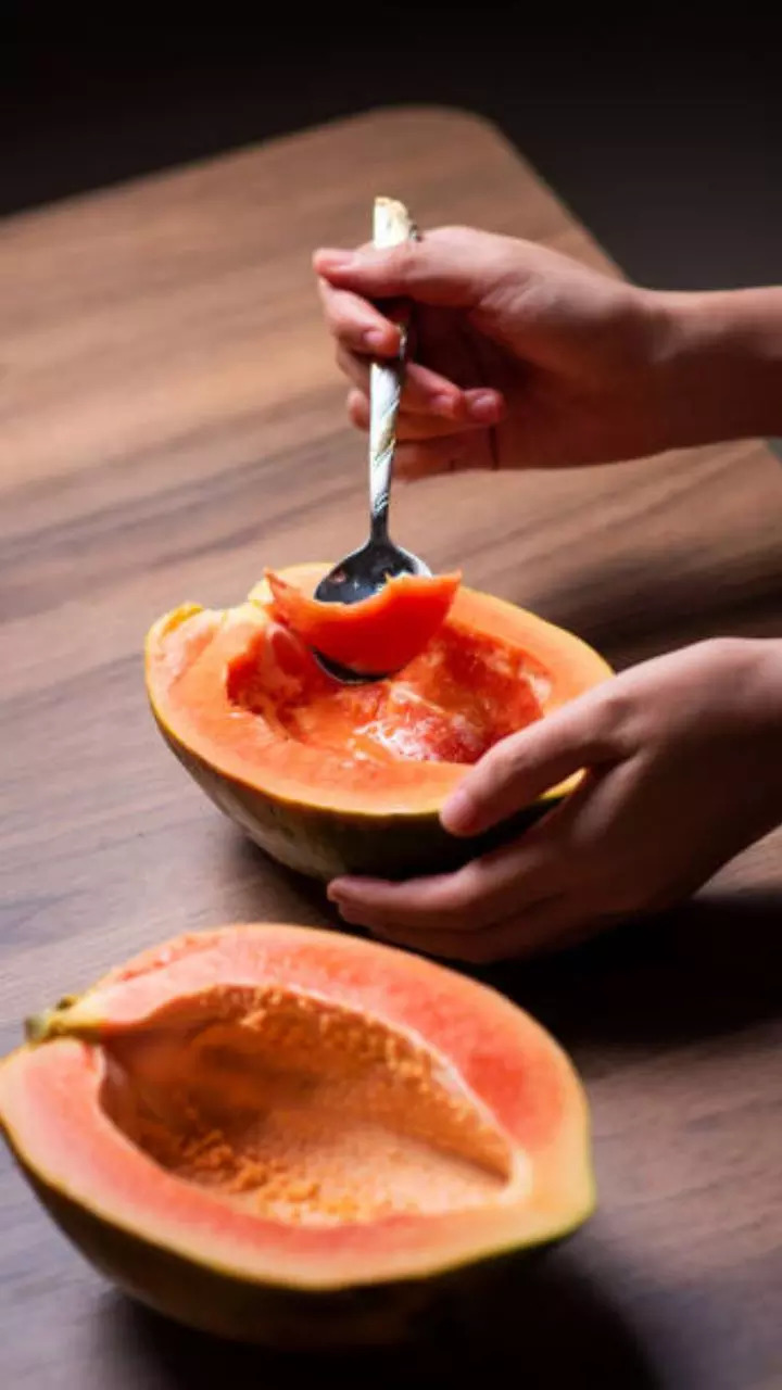 Papaya and brown sugar