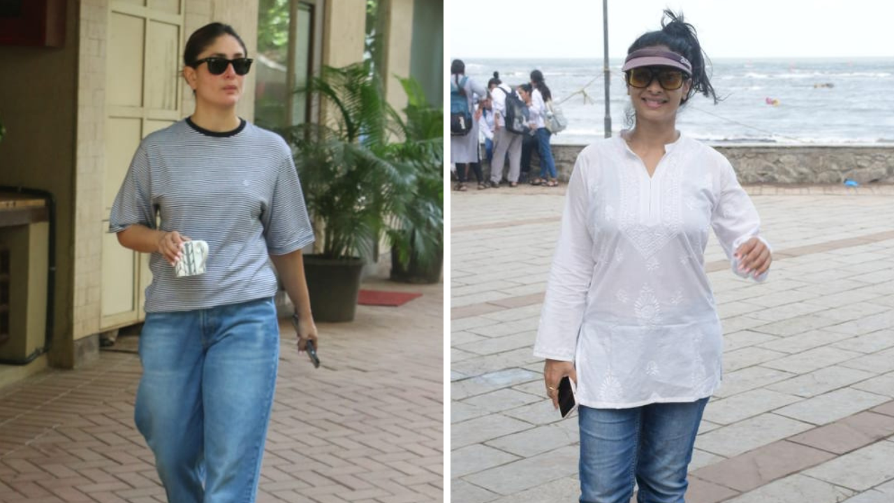 ZoomIn Kareena Kapoor Tanishaa Mukerji And More Celebs Step Out In Style