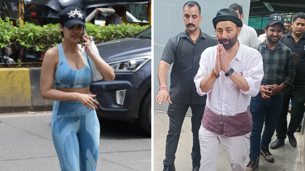 ZoomIn Sunny Deol Malaika Arora And Other Celebs Spotted Out And About