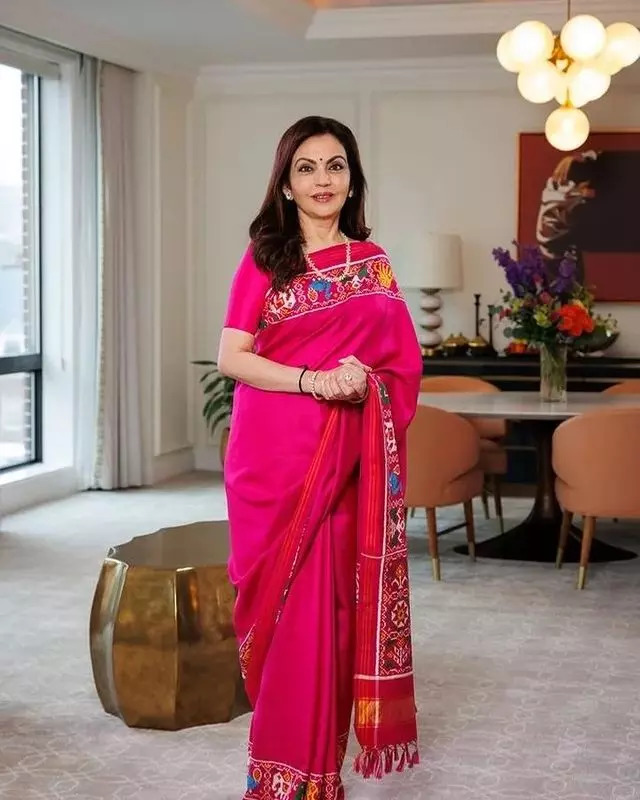 Another saree look of Nita Ambani