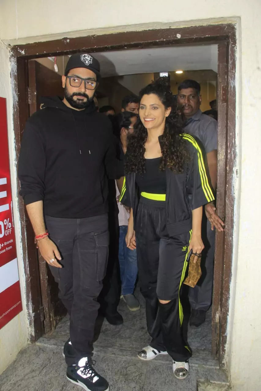 Abhishek Bachchan And Saiyami Kher