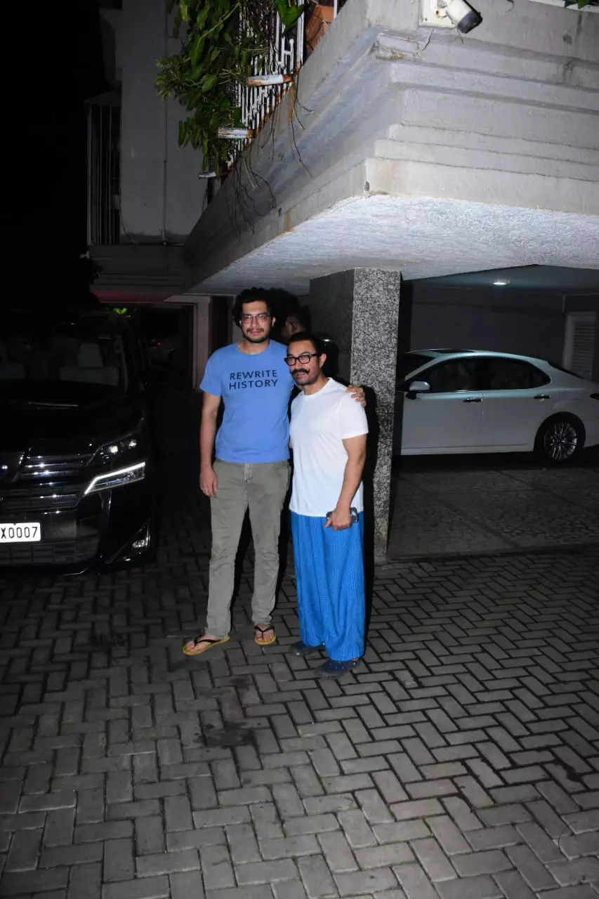 Aamir Khan With Son Junaid