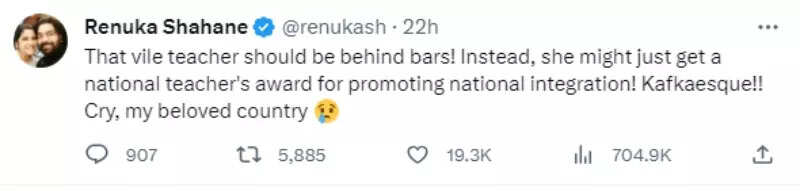 Renuka Shahane tweet