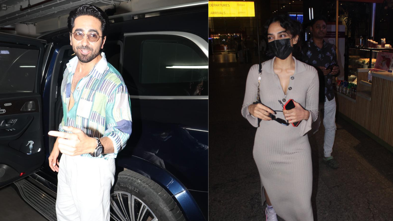 ZoomIn Ayushmann Khurrana Sobhita Dhulipala Aayush Sharma And More Celebs Step Out In Style