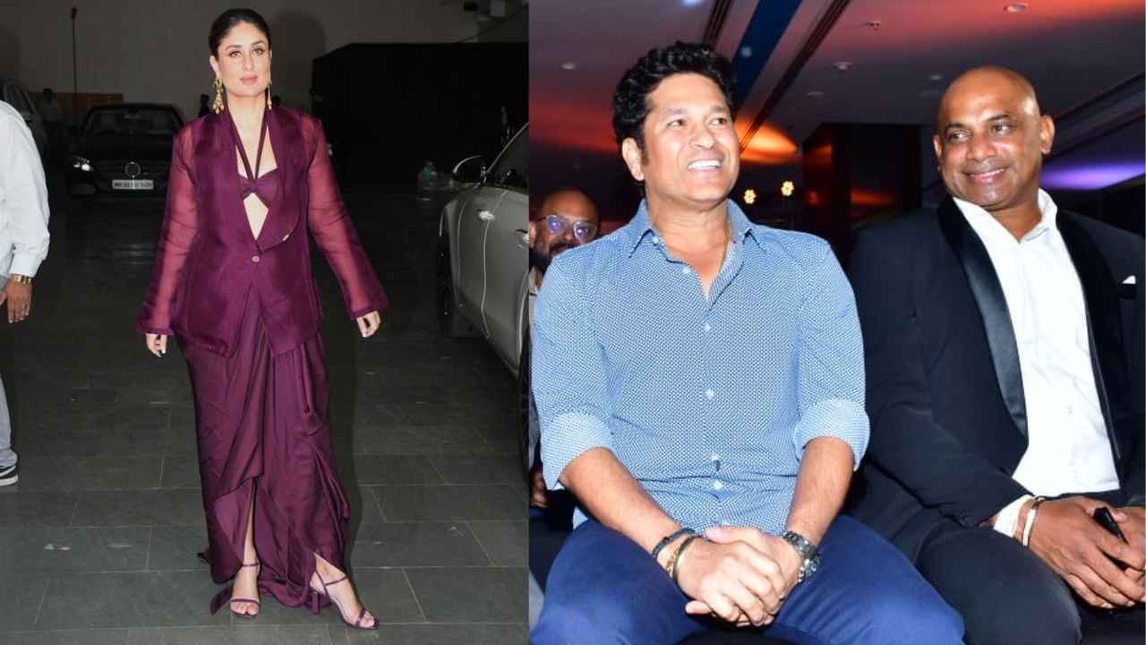 ZoomIn Kareena Kapoor Soha Ali Khan Sachin Tendulkar And More Celebs Spotted Out And About