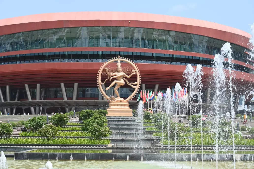 Nataraja: 27-Feet-Tall Nataraja Statue Installed At G20 Summit Venue ...