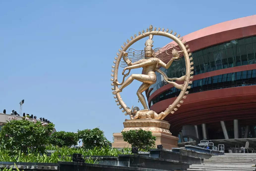 Nataraja 27FeetTall Nataraja Statue Installed At G20 Summit Venue