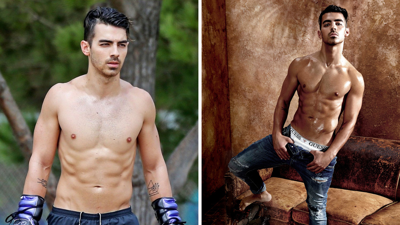 Joe Jonas Sizzling Shirtless Photos