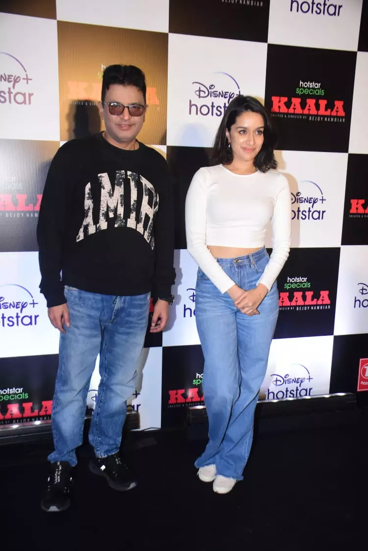 Shraddha Kapoor and Bhushan Kumar