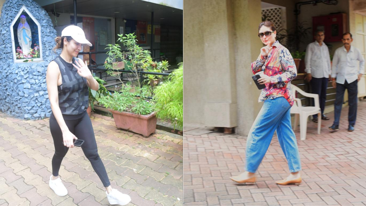 ZoomIn Kareena Kapoor Malaika Arora And More Celebs Step Out In Style  