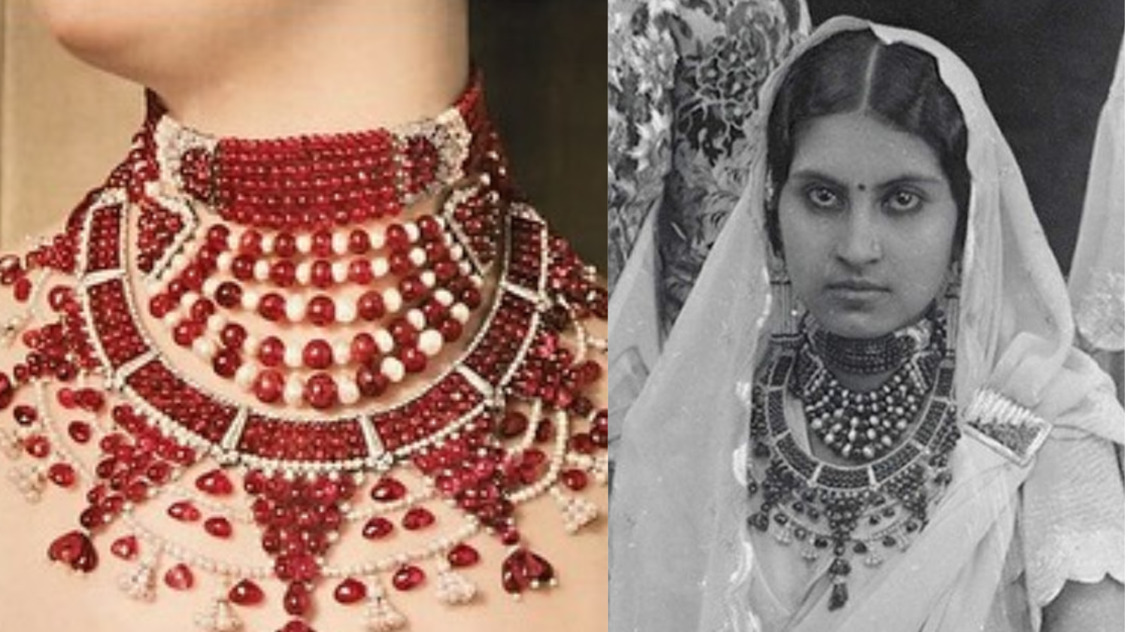 Maharani of Patiala39s Ruby Choker Pic Credit Twitter Arthistorian18