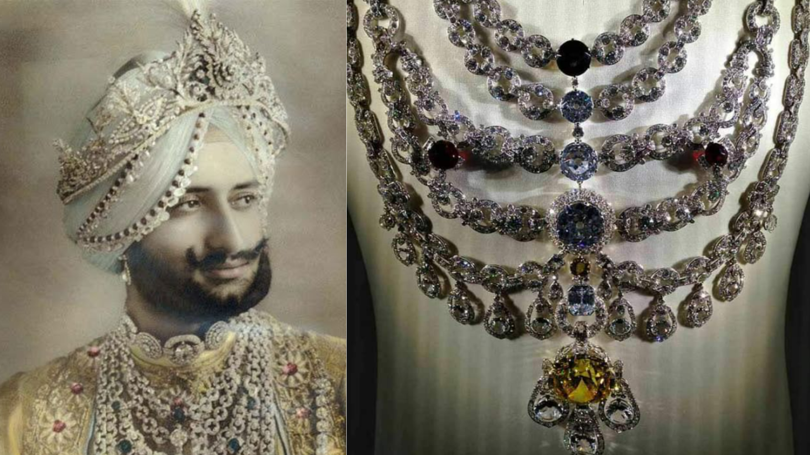Maharaja Bhupinder Singh39s Patiala Necklace Pic Credit Twitter Vittorio GifraSohail Ahmad