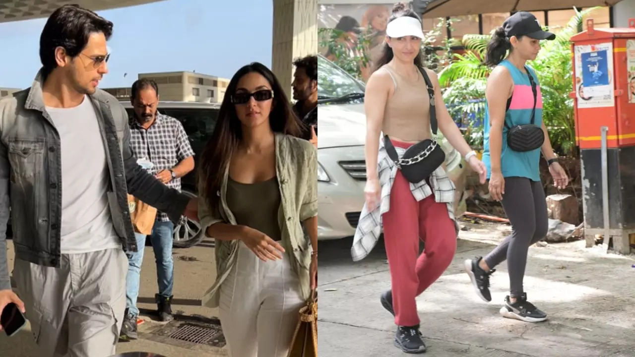 ZoomIn Sidharth Malhotra Kiara Advani Jet Off For Vacay Other Celebs SPOTTED In Mumbai