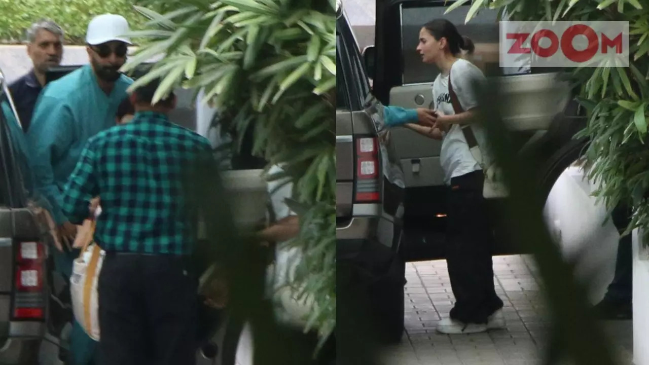 ZoomIn Alia Bhatt Ranbir Kapoor Mrunal Thakur More Celebs Spotted Out And About