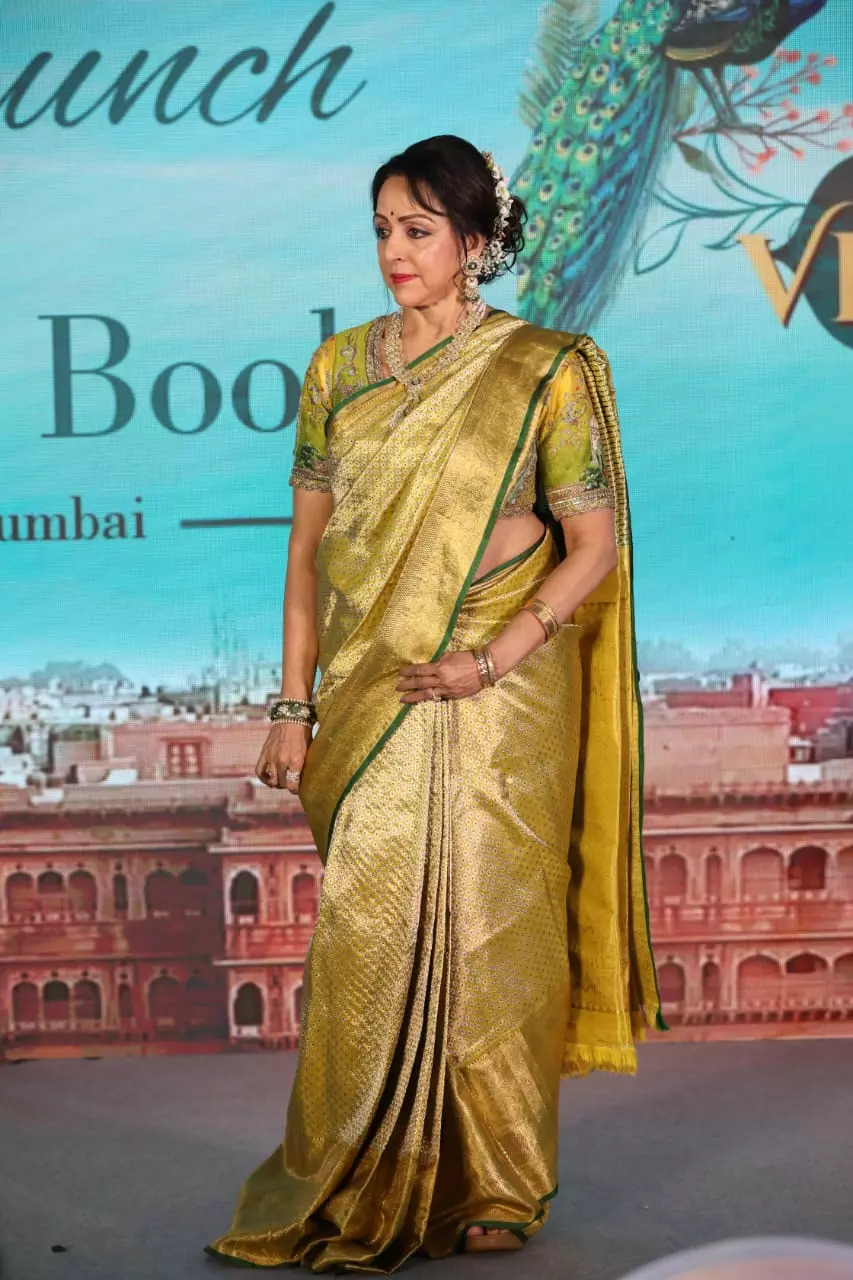 Hema Malini at a book launch event