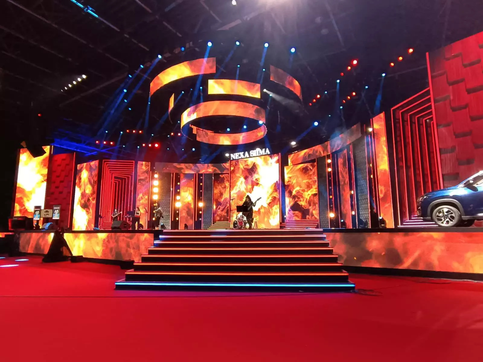 The grand SIIMA Awards 2023 stage