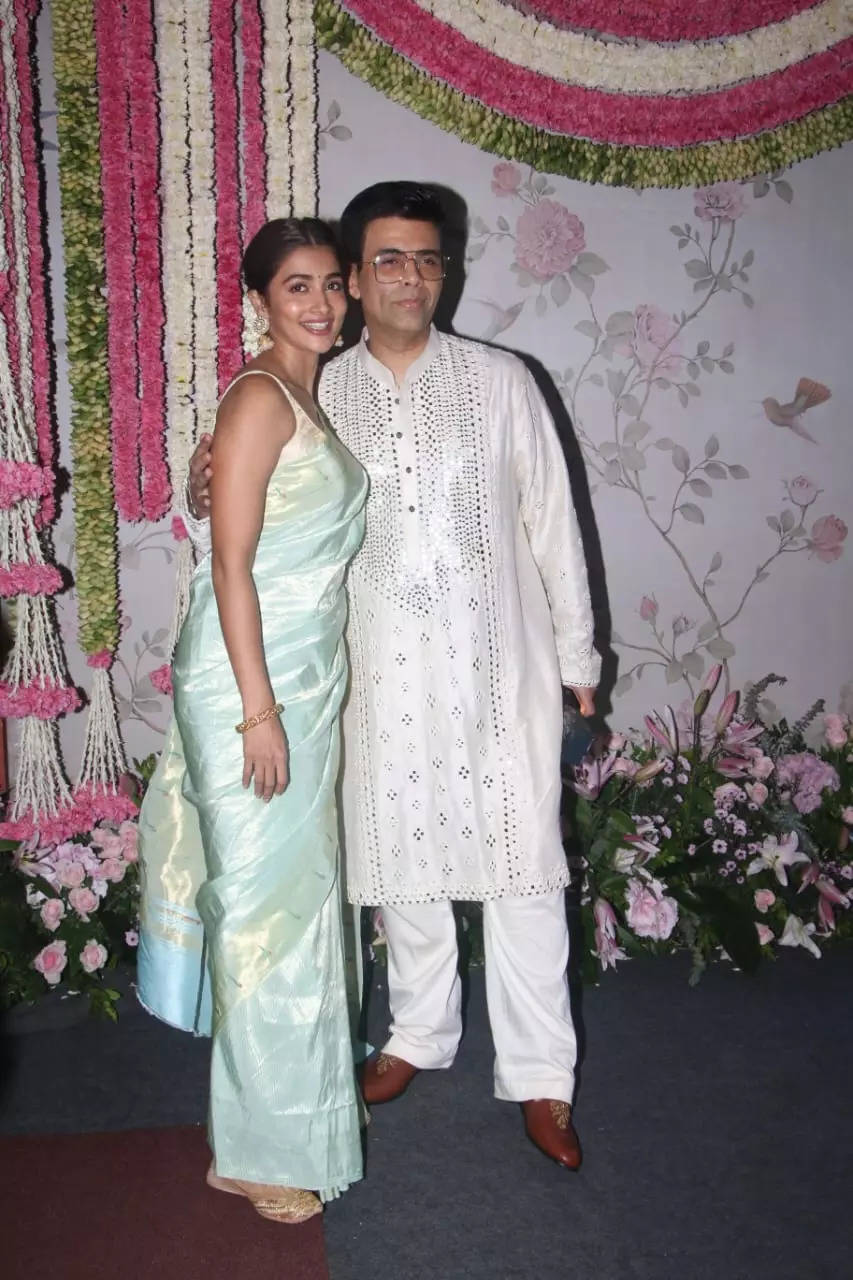 Pooja Hegde with Karan Johar