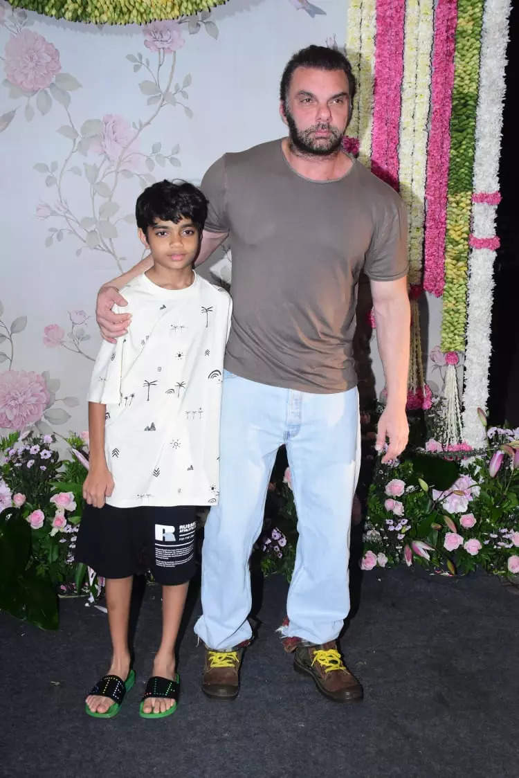 Sohail Khan With His Son