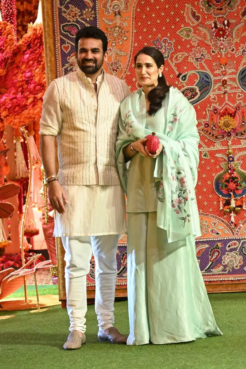 Zaheer Khan and Sagarika Ghatge