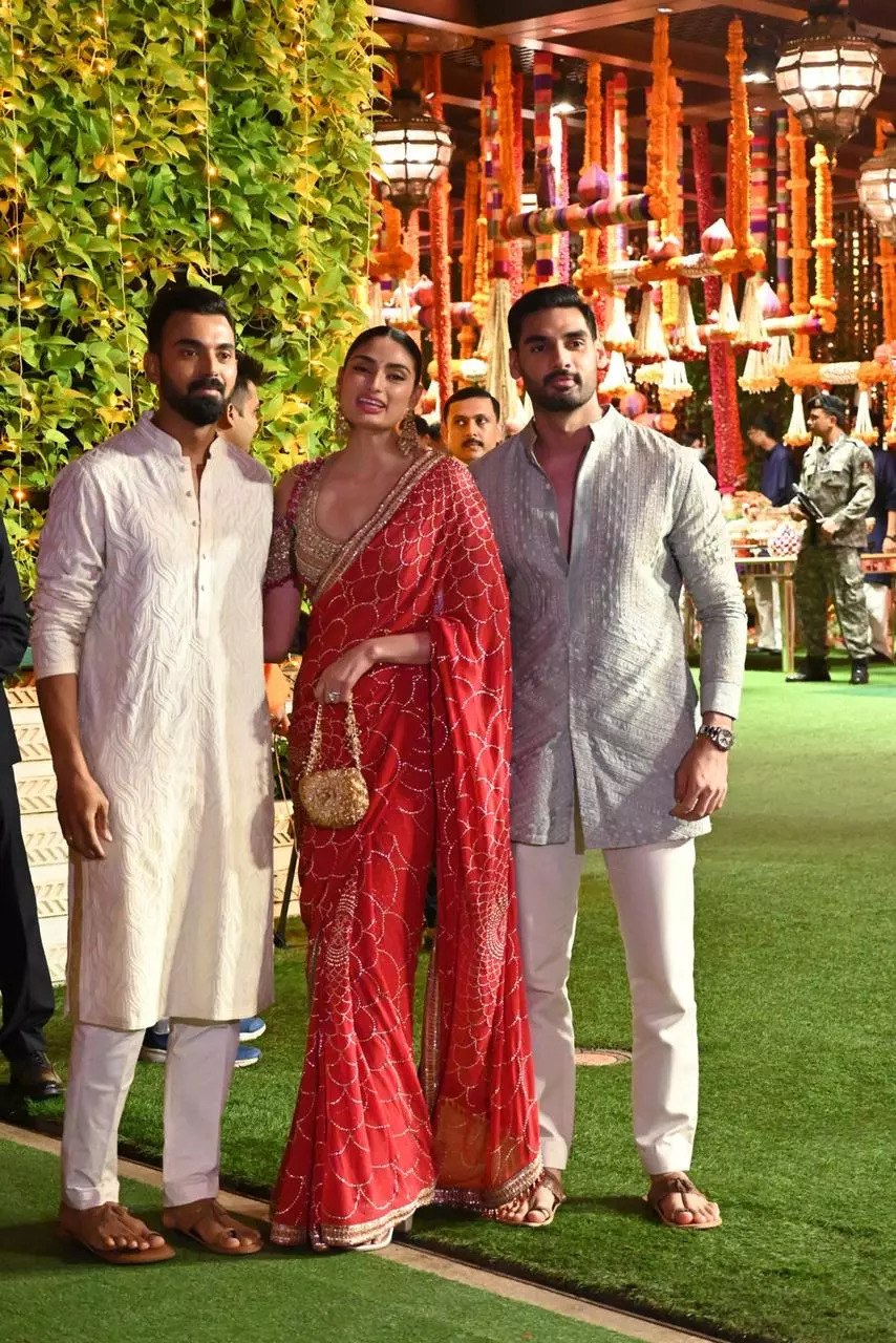 Athiya Shetty with Husband KL Rahul and brother Ayan Shetty