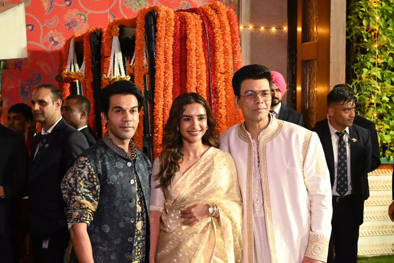 Karan Johar Rajkummar Rao and Patralekhaa