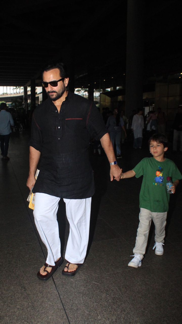 Saif Ali Khan Also Kept It Comfy