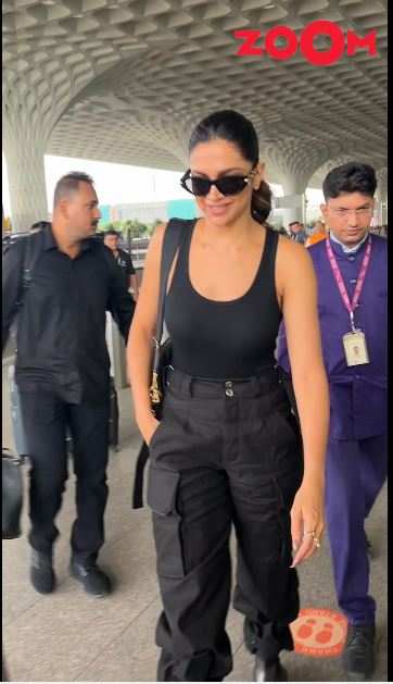 Deepika Padukone's Classy All-Black Outfit At The Airport Wins The  Internet, Watch Video - News18