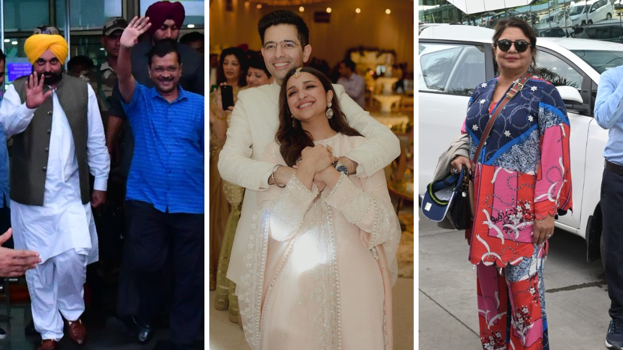 Parineeti-Raghav Wedding Priyanka Chopras Mom Madhu Arvind Kejriwal And More Arrive In Udaipur