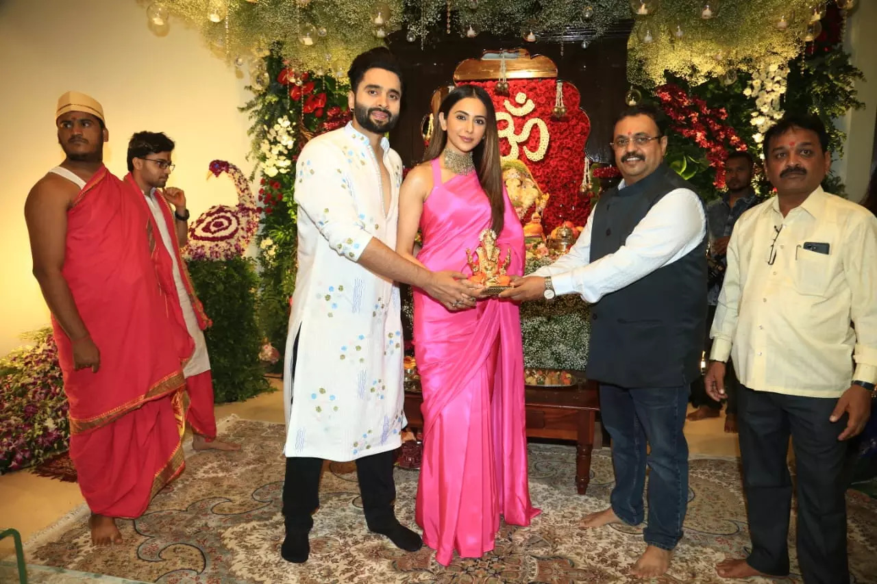 Rakul Preet Singh and Jacky Bhagnani 