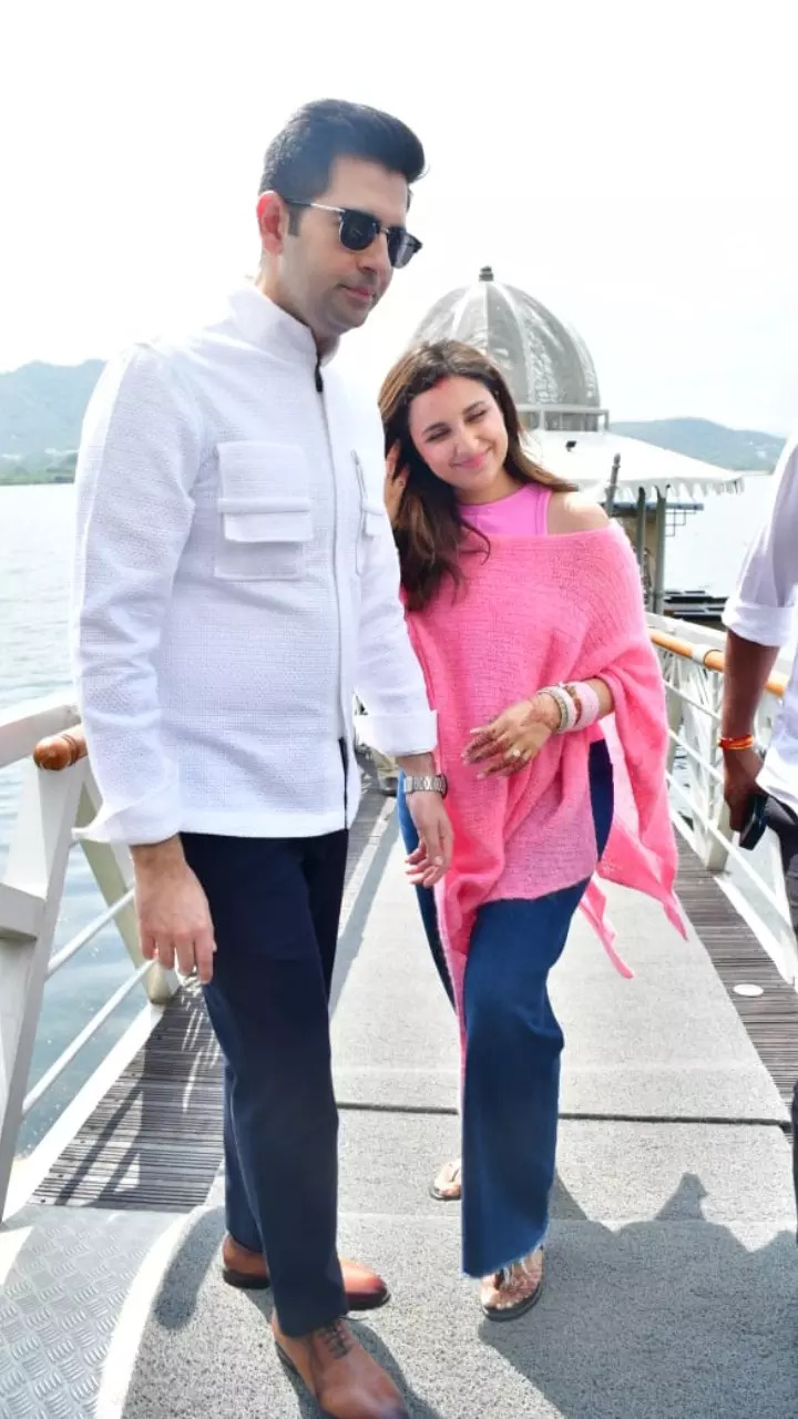 Newlyweds Parineeti Chopra and Raghav Chadha