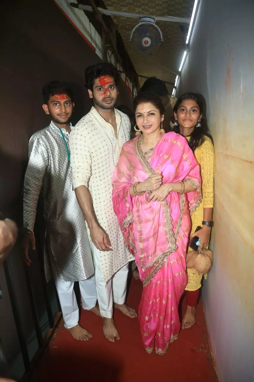 Abhimanyu Dassani With Bhagyashree