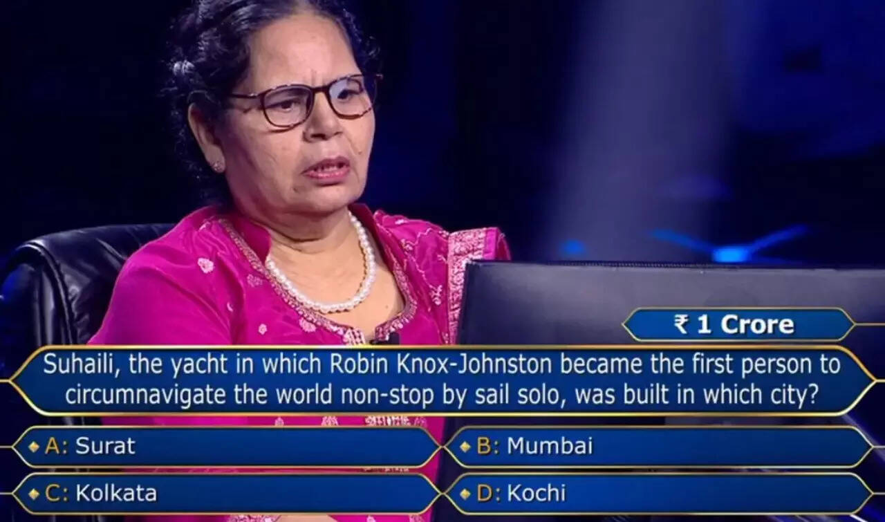 Kaun Banega Crorepati 15 KBC 15 Tajinder Kaur Fails To Answer Rs 1