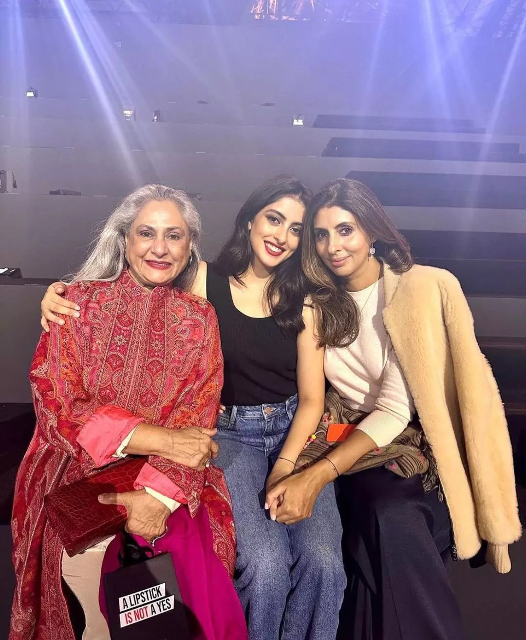 Navya With Nani Jaya Bachchan Mom Shweta