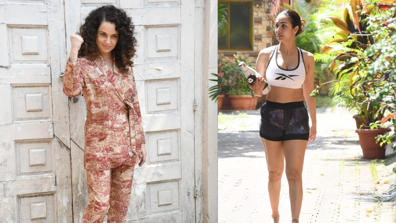 ZoomIn Kangana Ranaut Malaika Arora Sophie Choudry And More Celebs Spotted Out And About