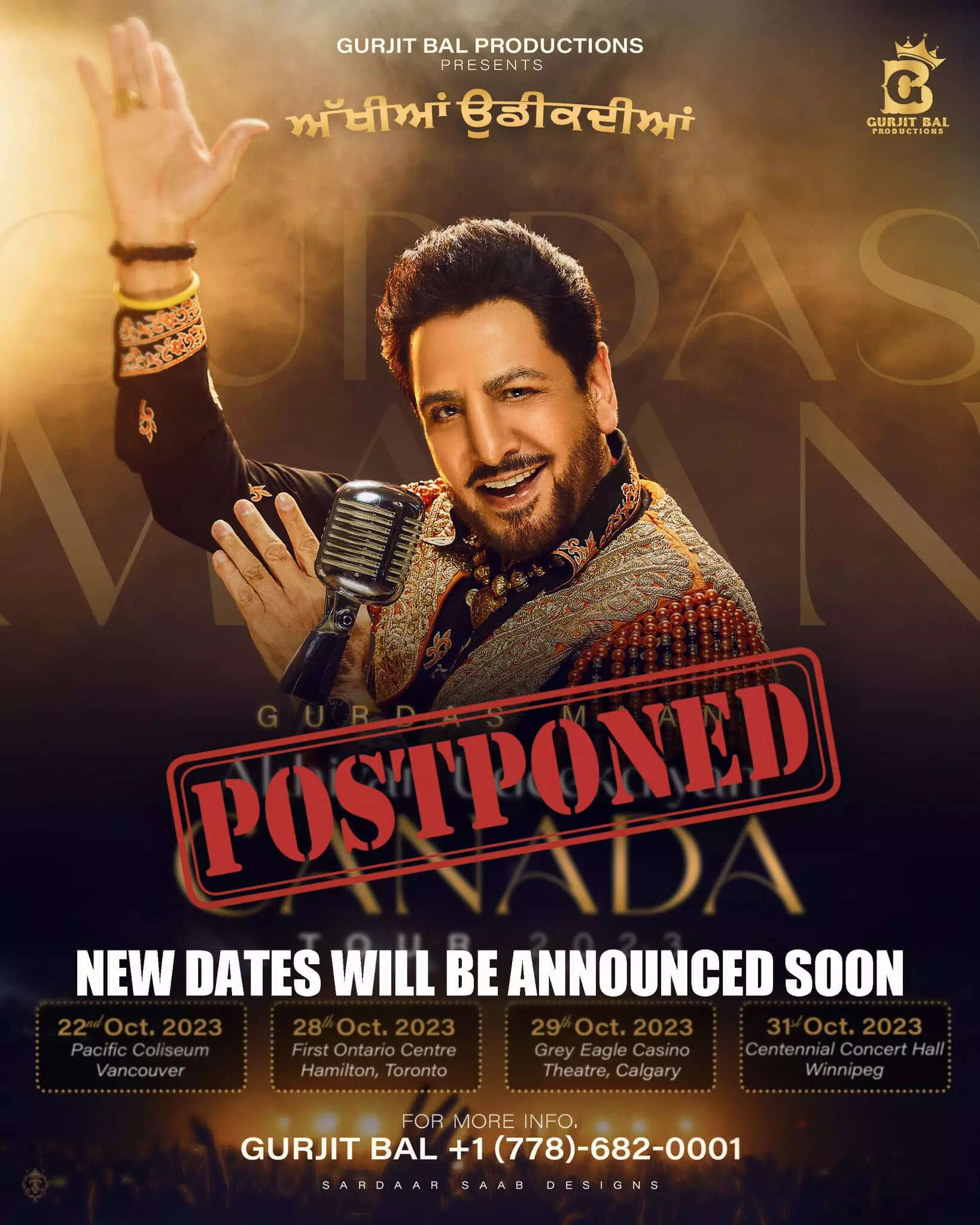 Punjabi Singer Gurdas Maan Postpones Canada Tour Amid India-Canada Diplomatic Tensions