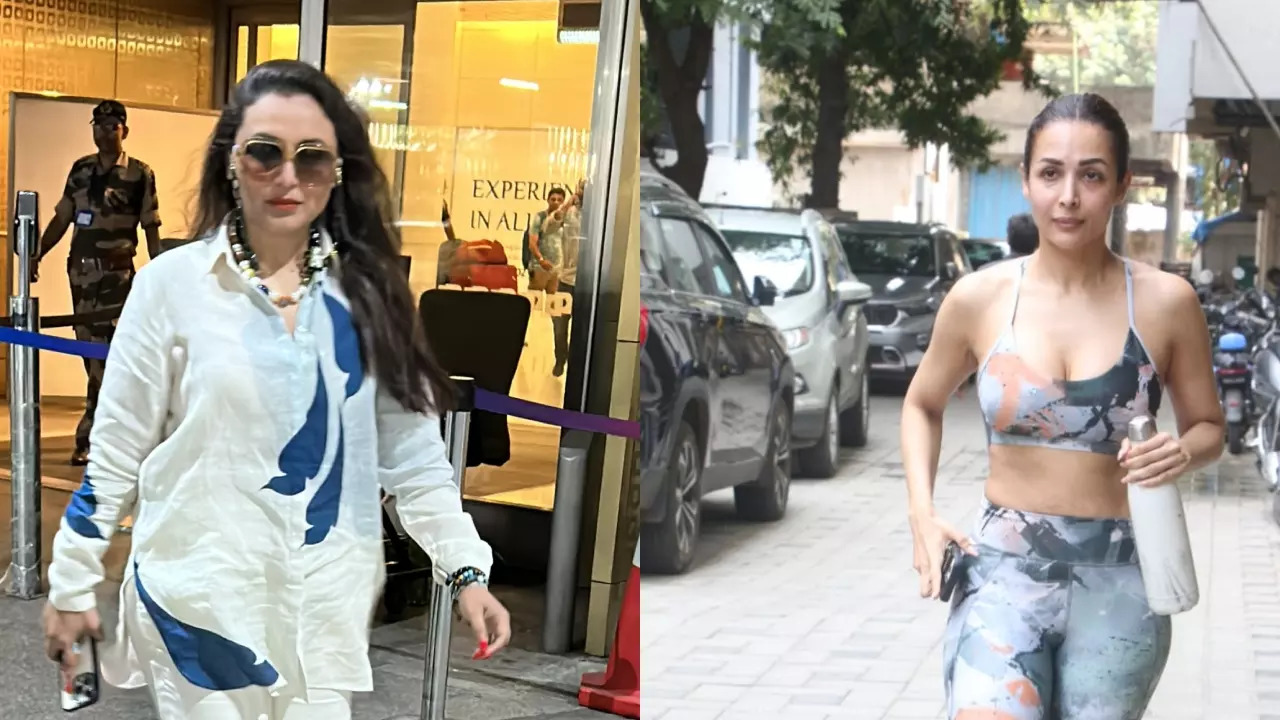 ZoomIn Rani Mukherjee Malaika Arora And Others SPOTTED In Mumbai