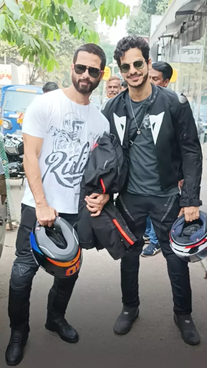 Shahid And Ishaan Are Biker Buddies