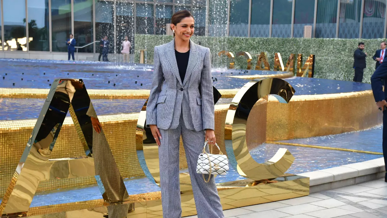 Deepika Dazzles In Suit