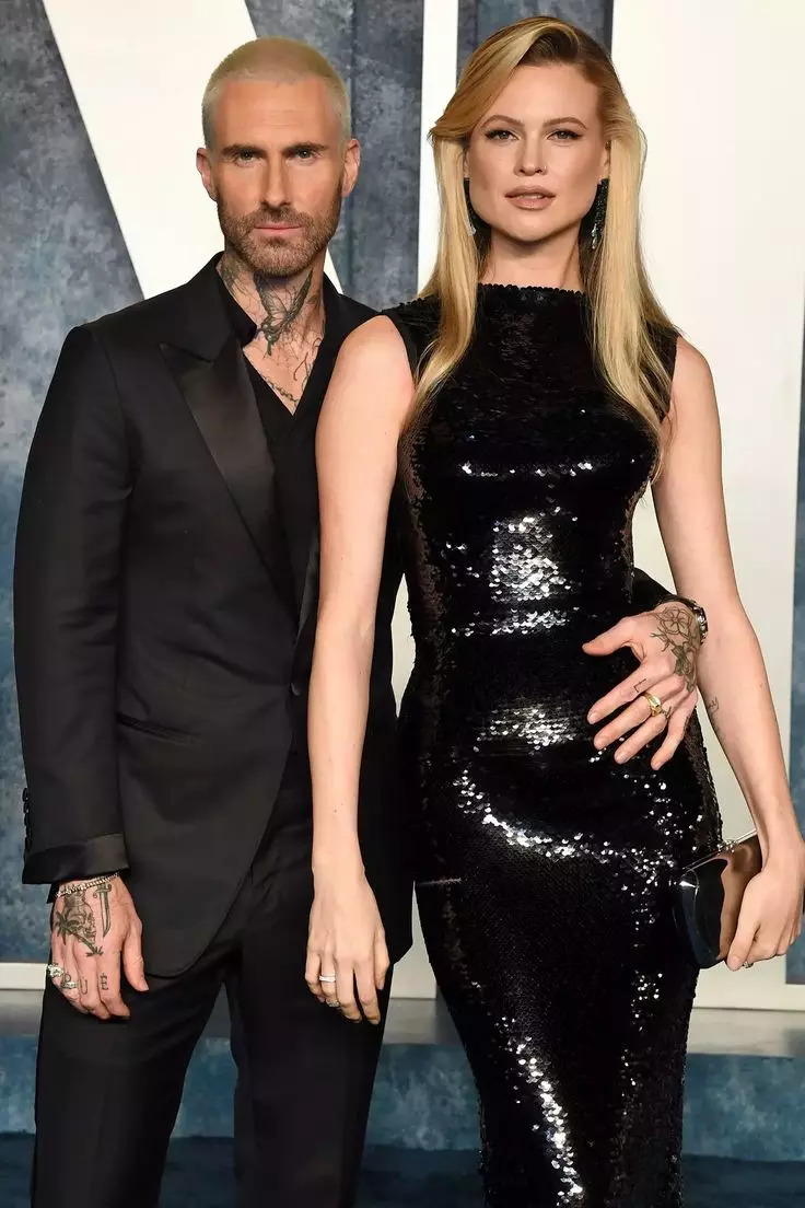 Adam Levine and Behati Prinsloo