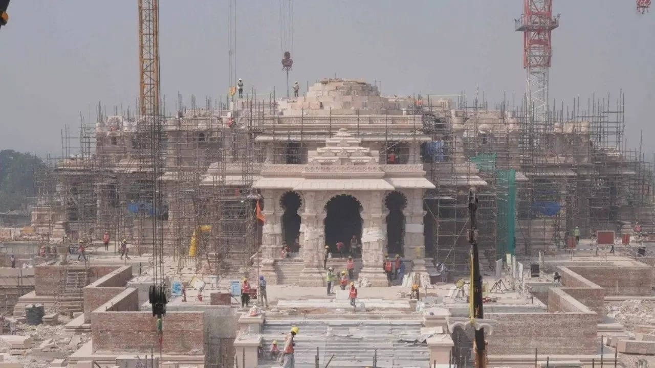 Majestic Ram Temple Emerging In Ayodhya: Trust Chronicles Grand Construction Progress | In Pics | India News, Times Now