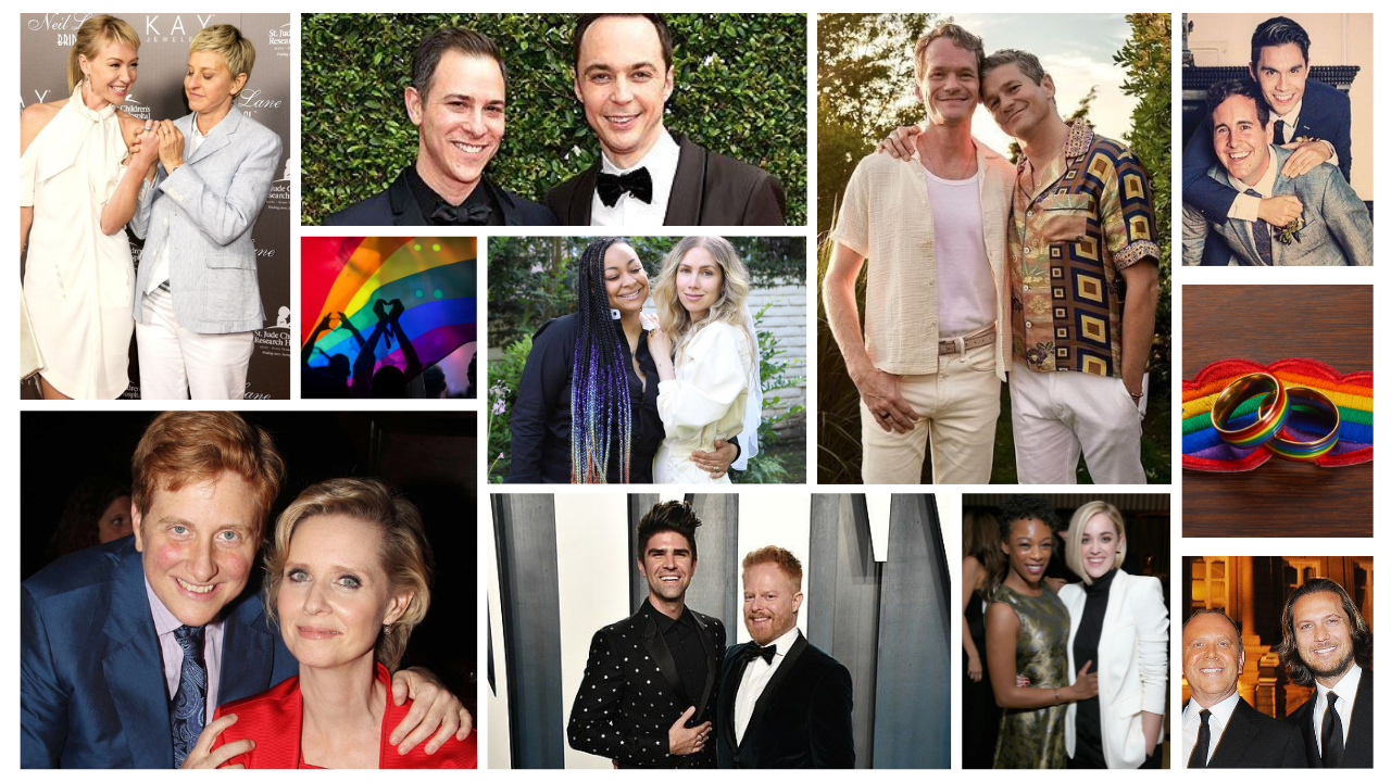 Love Knows No Boundaries 10 LGBTQ Celebrity Couples Who Tied the Knot