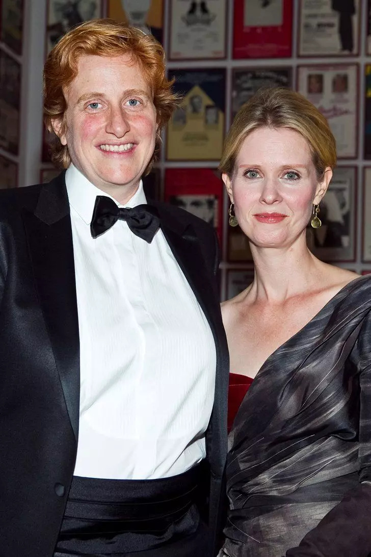 Cynthia Nixon and Christine Marioni