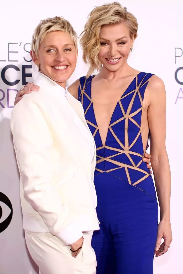 Ellen DeGeneres and Portia de Rossi 