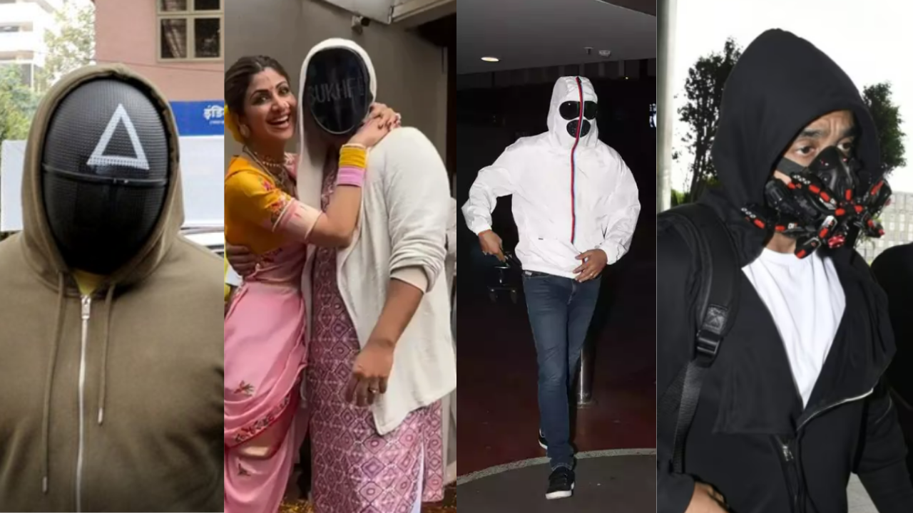 Raj Kundras Different Looks As The Masked Man