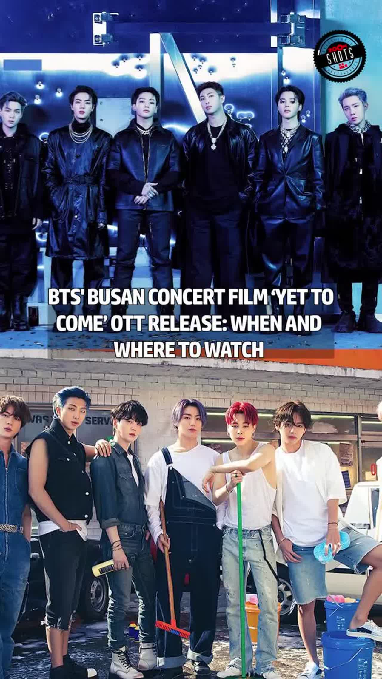 BTS Busan concert film 'Yet to Come' gets OTT release #shorts #kpop